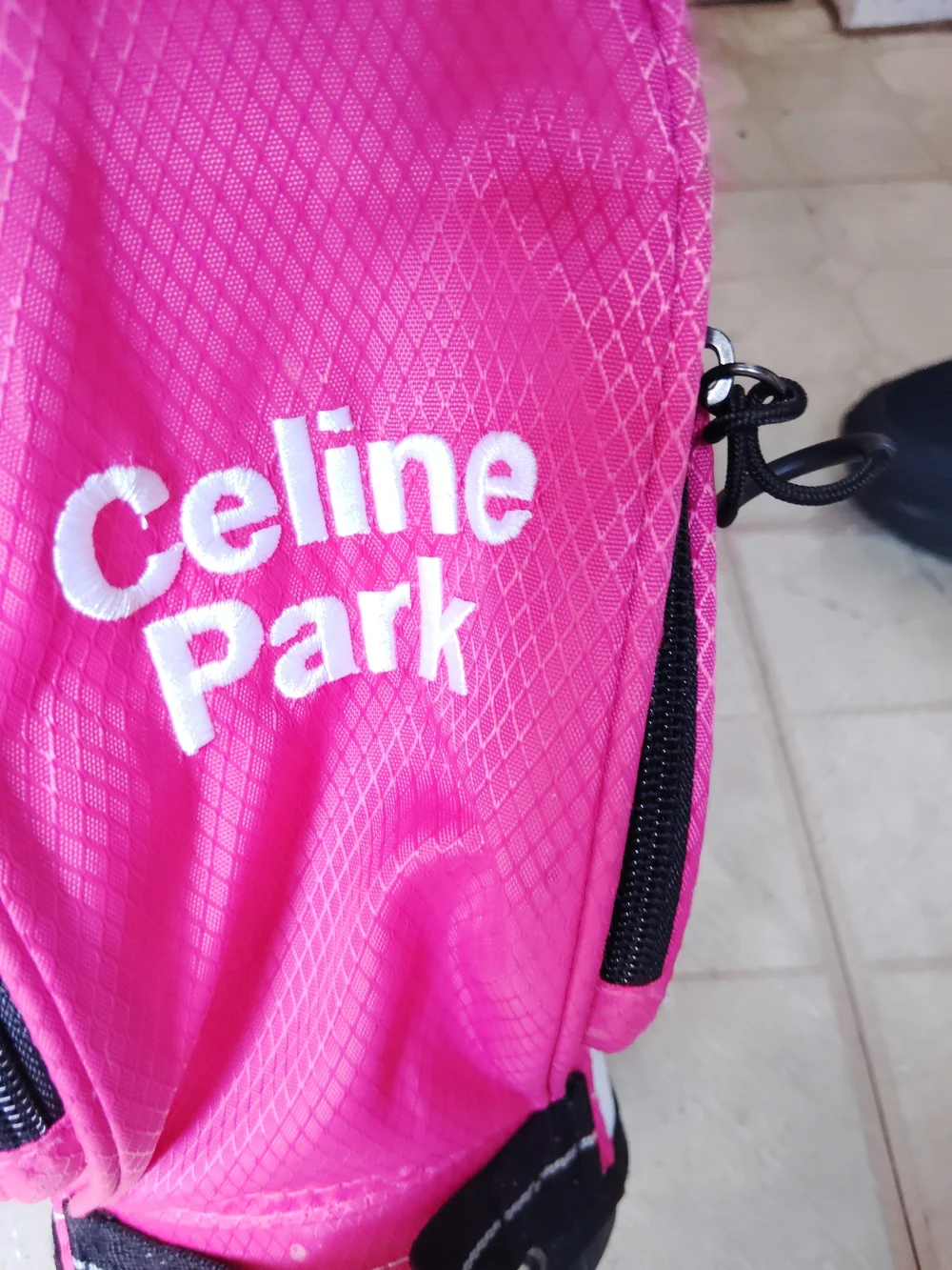 Kids Golf Bag – White & Pink